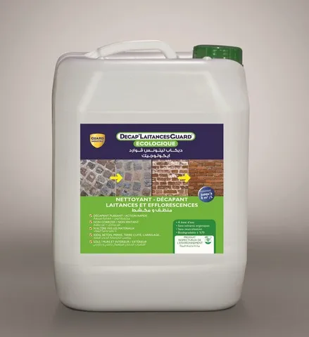 Décap’Laitances Guard® Écologique Nettoyant laitances et voile de ciment, biodégradable et sans neutralisation