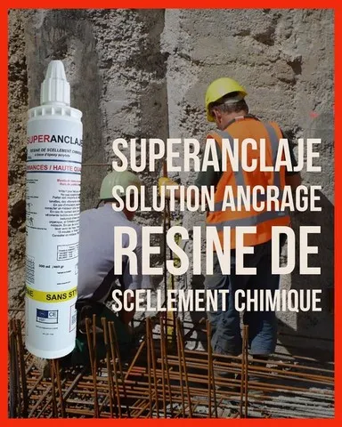 SUPERANCLAJE NEOQUIM Résine de scellement chimique