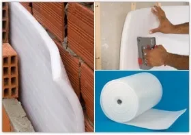 Mousse pour isolation acoustique 65M x 1M