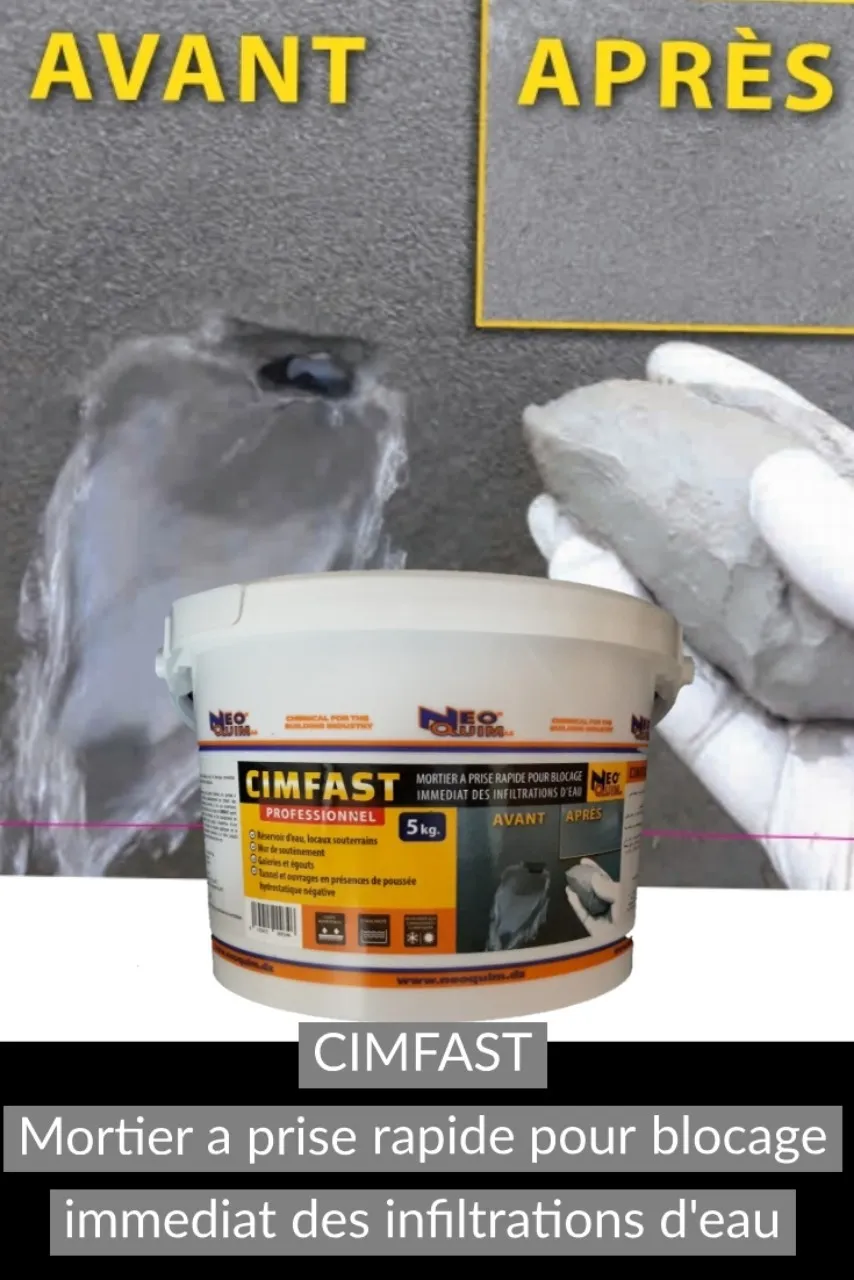 CIMFAST MORTIER A PRISE RAPIDE