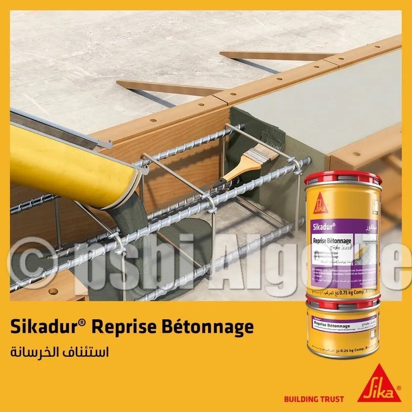 Sikadur reprise de bétonnage